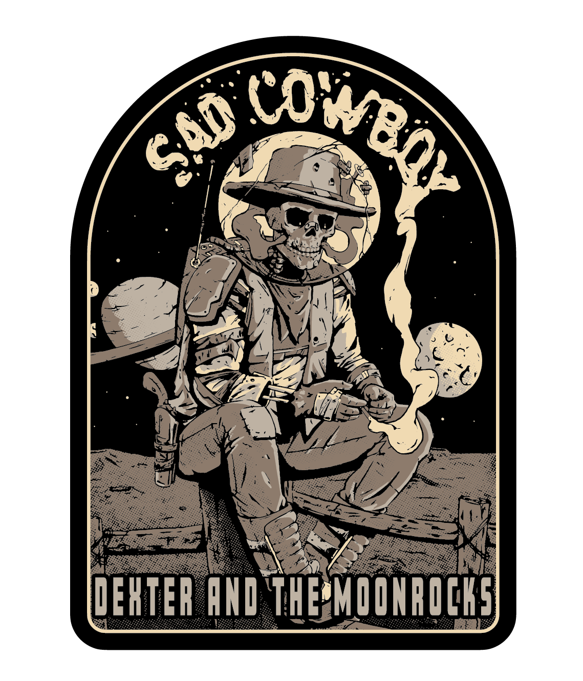 Sad Cowboy Sticker