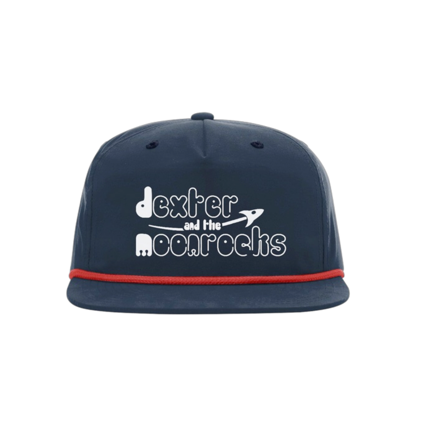 Dexter Hat - Navy Blue & Red