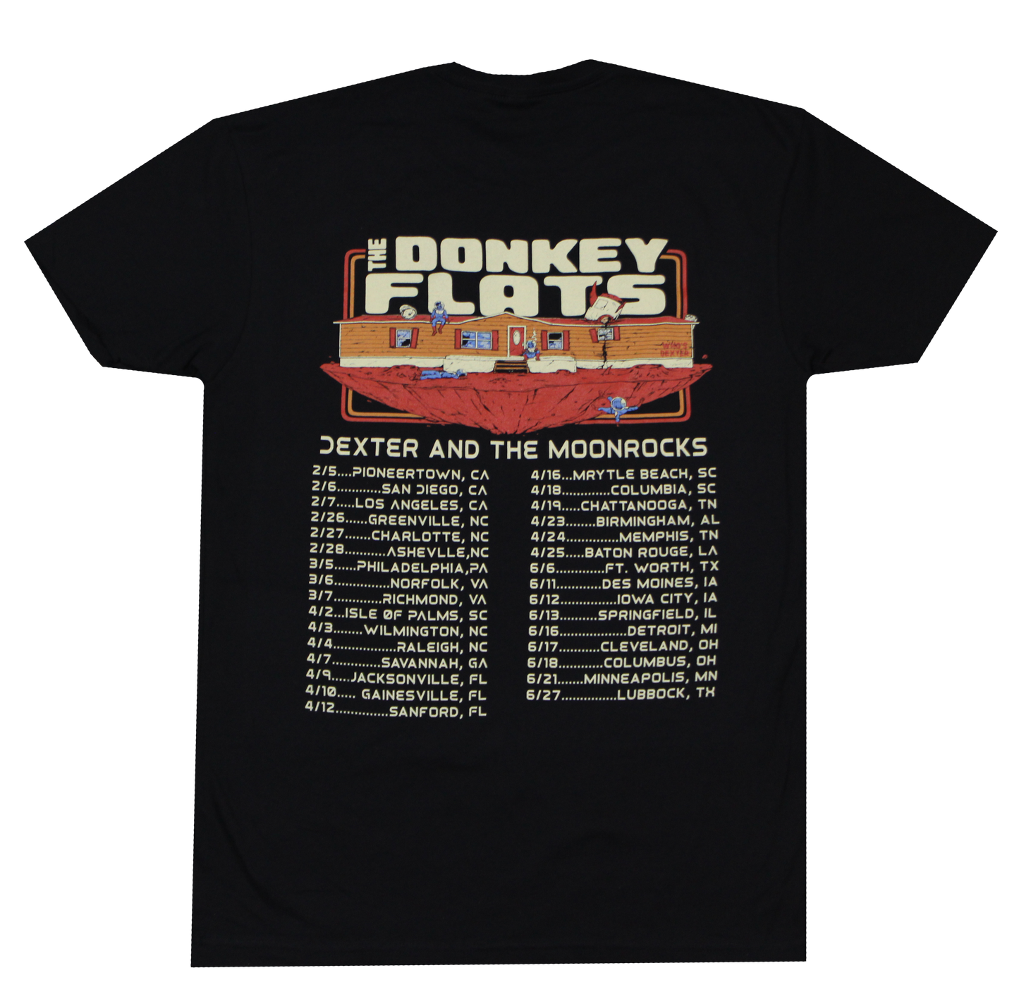 "Limited Edition Typo" Donkey Flats TOUR Shirt