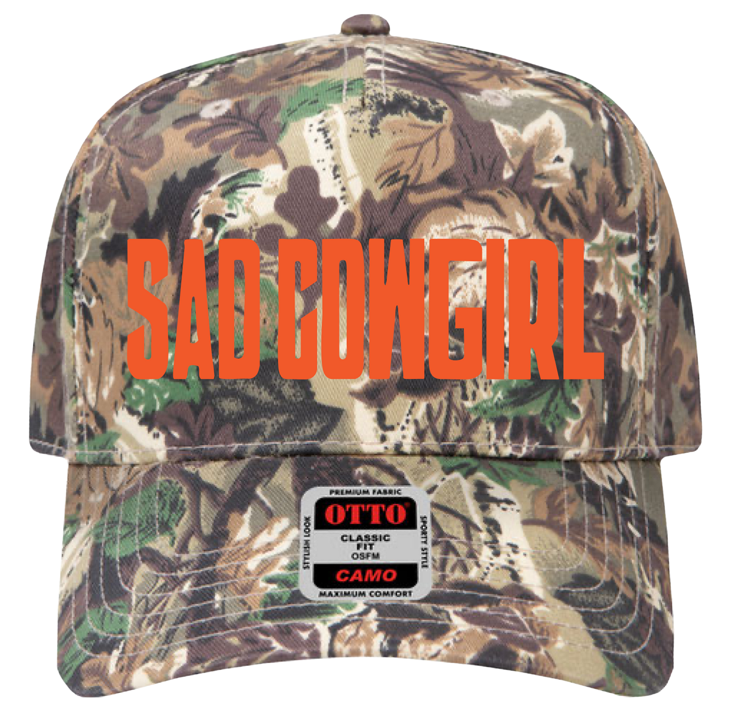 Camo Sad Cowgirl Hat