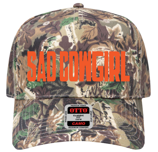 Camo Sad Cowgirl Hat