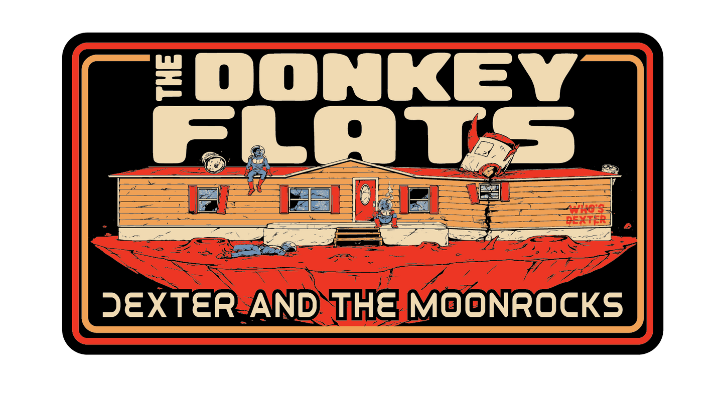 Donkey Flats Sticker