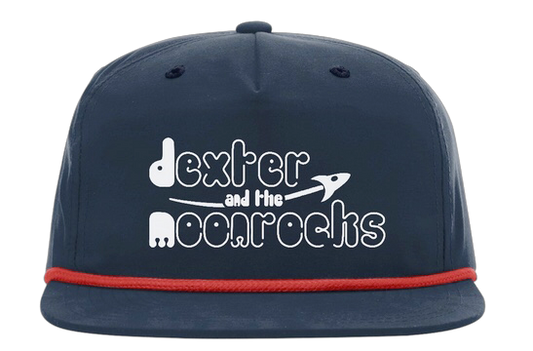 Dexter Hat - Navy Blue & Red