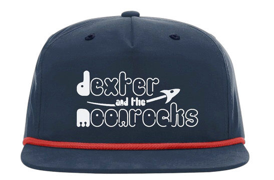 Dexter Hat - Navy Blue & Red